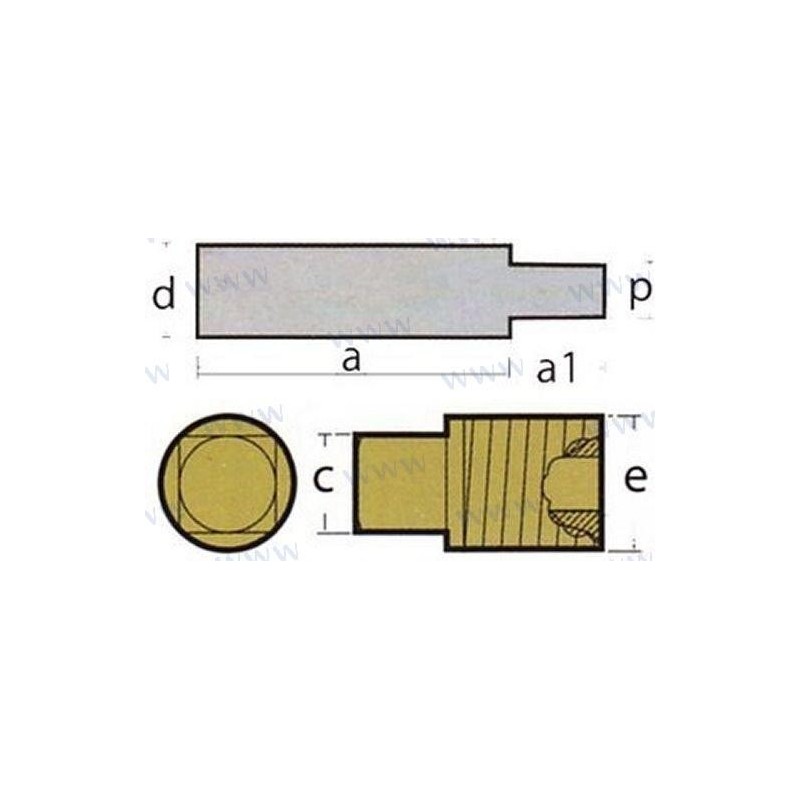 ANODO CATERPILLAR CTAPON